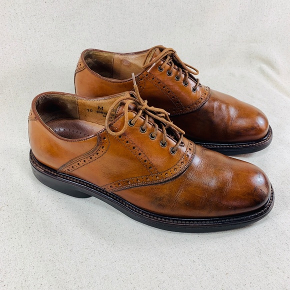 Brown Leather Oxfords Shoes - Men’s 10 main image 8
